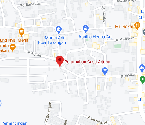 Casa Arjuna Maps